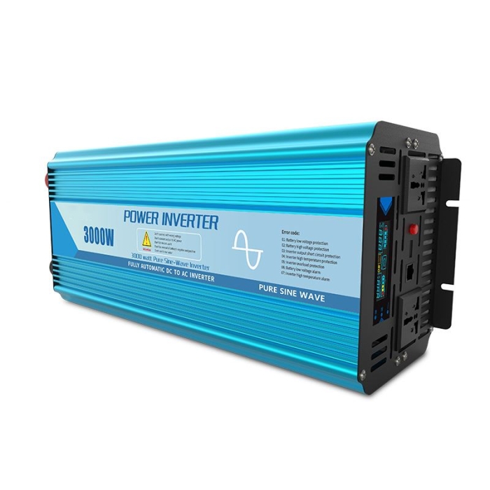 12v 24v DC to AC 110v 220v 1500w Pure Sine Wave Inverter With Battery Charger
