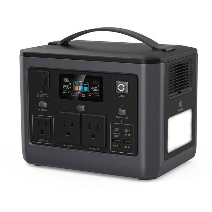 N085 800W Solar Generator Portable Power Station With UPS mode
