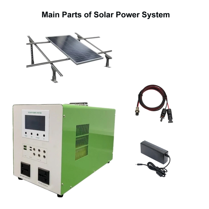 OEM 500W-2000W Outdoor And Home  All-In-One Solar Power System